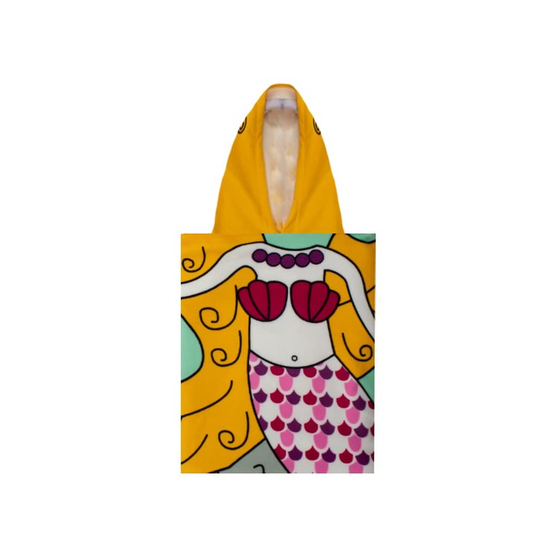 Toalla con Capucha para Bebé, Tipo Poncho con Distintos Diseños,