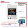 6IN1 Single Phase Energy Meter Din Rail Electricity Usage Monitor