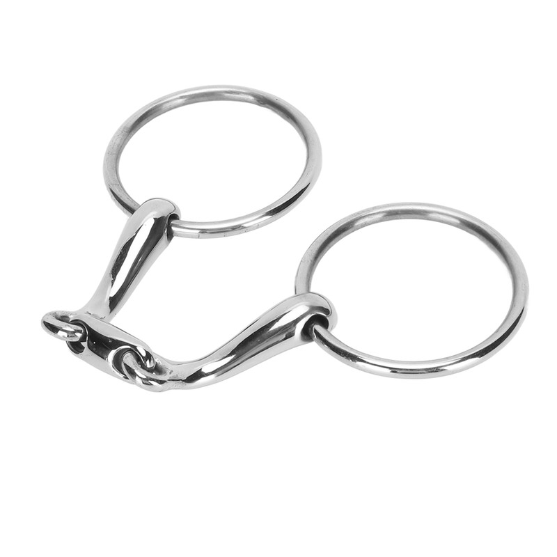 O Ring Horse Bits Flexible Linking Polished Stainless Steel Horse