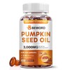 Pumpkin Seed Oil with Saw Palmetto Softgels, 3000mg Per Serving,