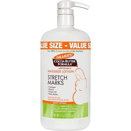 Palmers Cocoa Butter Formula Locin de Masaje para las Estras con Manteca de Cacao, Vitamina E, Colgeno, Elastina, Aceite de Argn y Manteca de Karit,  