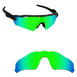 Alphax Emerald Green Polarized Replacement Lenses for Oakley Radar EV Path OO9208