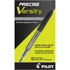 PILOT Precise Varsity Pre-Filled Fountain Pens, Medium Point Stainless Steel