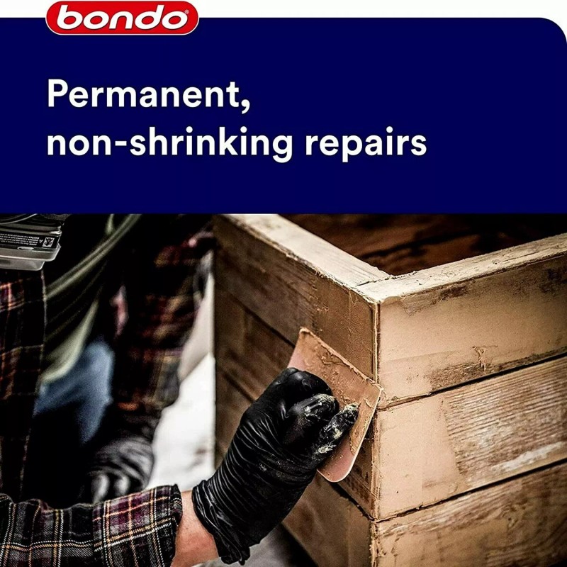 Bondo Home Solutions Wood Filler, Sandable in 15 min, 1.9