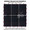 Birdgo Solar Panel Roof Mesh Fixing Clips - No Drill