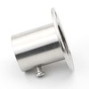 Pxyelec Stainless Steel Closet Rod Flange Holder for Outside Diameter