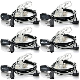 Midland Security Headsets with Mic - Compatible with Midland GXT1000VP4 LXT600VP3 GXT1050VP4 GXT1000XB LXT500VP3 etc (6 Pack)