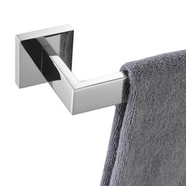 KOKOSIRI 32-Inch Single Towel Bar, Bathroom Kitchen Towel Holder, Wall Mounted SUS304 Stainless Steel Towel Rack, Polished Chrome, B4003CH-L32