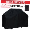 Kisangel BBQ Grill Protector Waterproof Oxford Barbecue Cover Heavy Duty