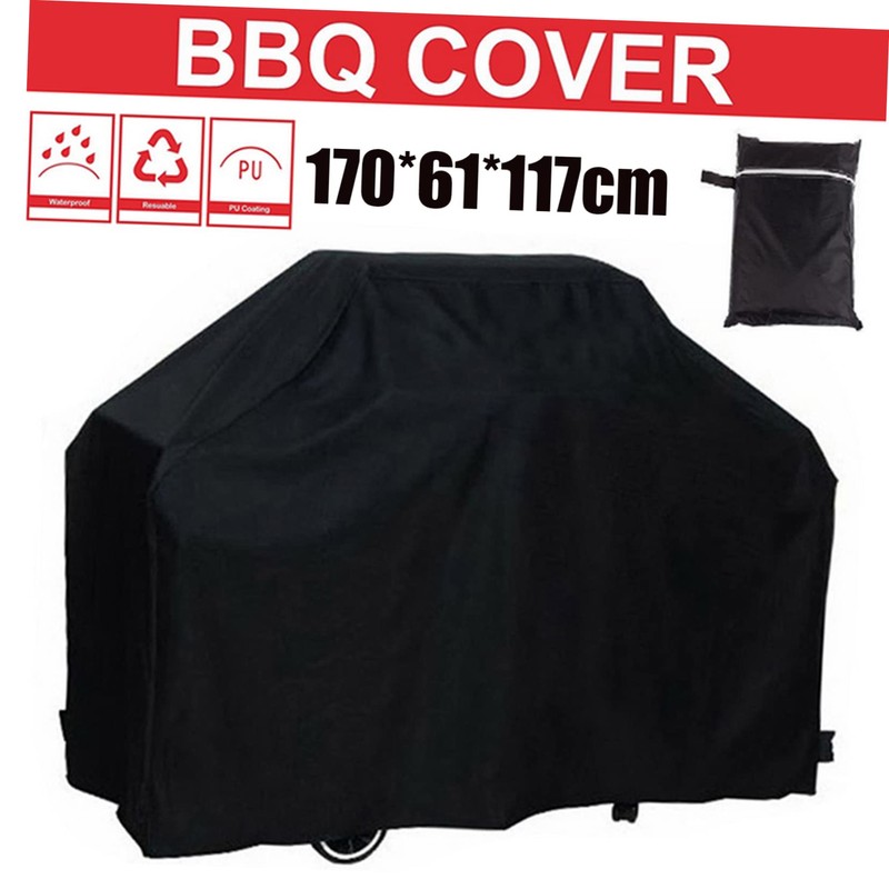 Kisangel BBQ Grill Protector Waterproof Oxford Barbecue Cover Heavy Duty