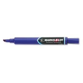 Avery 08884 Marks-A-Lot Large Chisel Tip Permanent Marker, Purple, 12 Each/DZ
