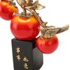 Resin Persimmon Decoration Auspicious Meaning Realistic Cute Home Ornaments for