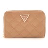 GUESS Giully Zip Around Wallet M Beige, beige