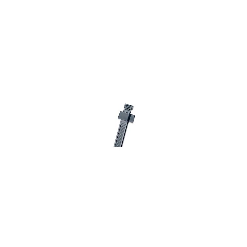 Panduit SST1.5M-M0 Releasable Miniature 5.5" Length Weatherproof Nylon 6.6" Black