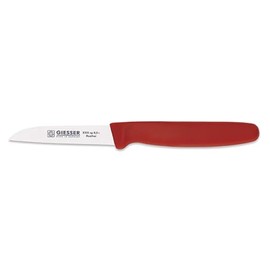 Giesser seit 1776 - Made in Germany - Gemüsemesser rot, Klinge 8 cm, rutschfest, kleines Küchenmesser spülmaschinenfest, rostfrei