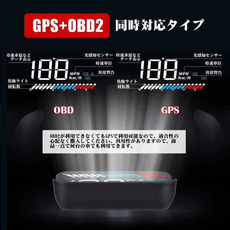 NikoMaku M7 OBD2 GPS Head Up Display M7 OBD2 GPS