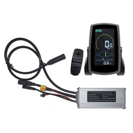 TDR Yolin YL80C Color LCD Display and JYTcon 48V 22A Brushless Motor Controller for 750W Electric Bike E-Bike Kit