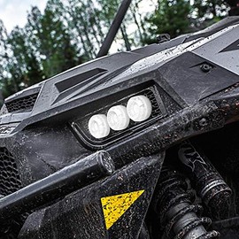 Polaris 2882479-133 Trailblazer LED White Adjustable Headlight Bezel Pair 2014-2020 RZR General 900 1000
