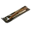 Stainless Steel Professional Barber Straight Edge Razor with 100 Count