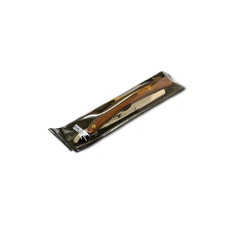 Stainless Steel Professional Barber Straight Edge Razor with 100 Count