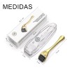 2 Piezas Dermaroller 0.25 Mm Barba Facial Cabello Ra01 Am7