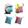 Baby Stroller Organizer With Two compartments Front Mesh Pocket for