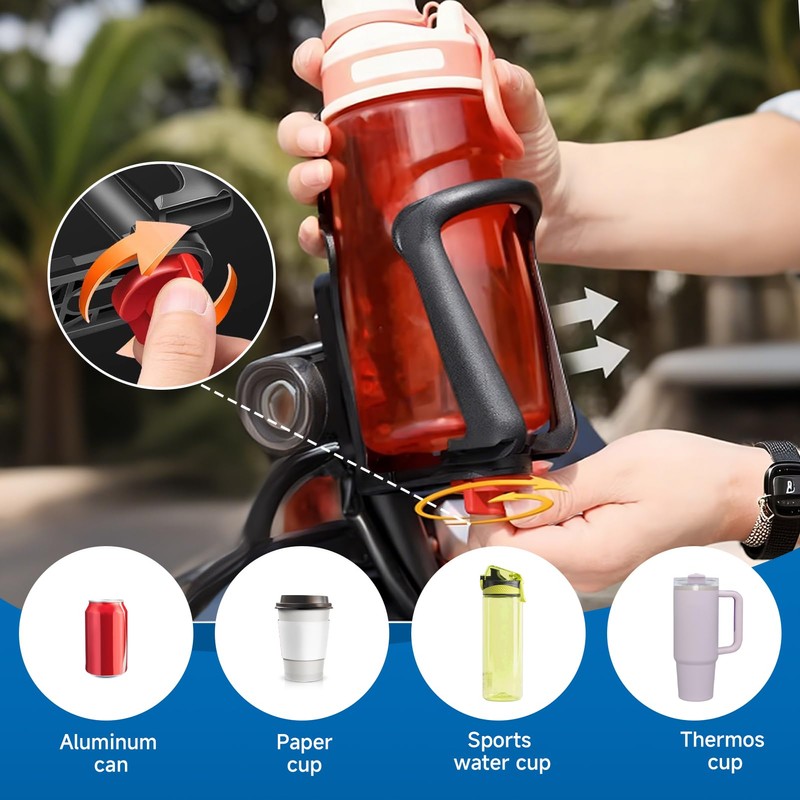 2 Pcs Bike Water Bottle Cage, Drinking Bottle Cage Ultra-Light