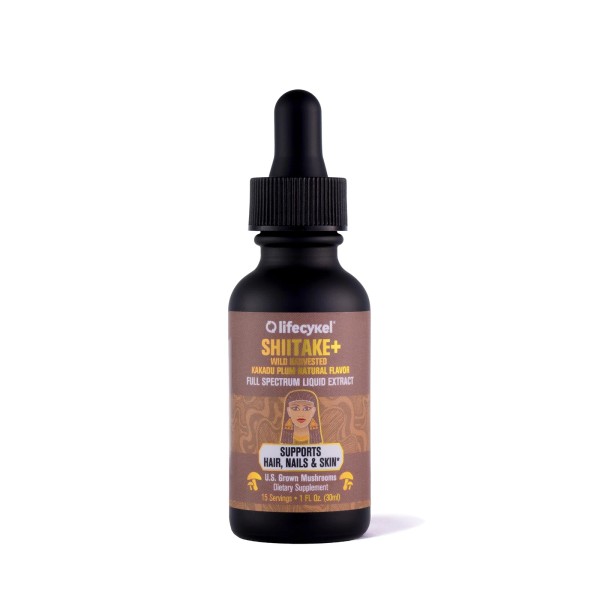 Lifecykel - Shiitake Mushroom Extract with Kakadu Plum- Hair Skin