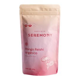 SEREMONY | Hongo Reishi Orgánico 100% Natural | 120 g | Adaptógeno | Superfood | Organic Reishi