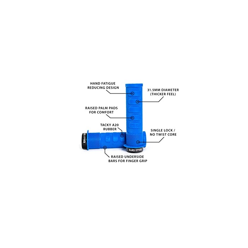 Trail One Components Hell's Gate Grips Gray