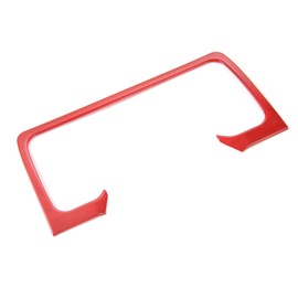 Jimen Compatible with Jeep Wrangler TJ 1997-2006 Dash Trim Instrument Panel Dashboard Cover (Red)