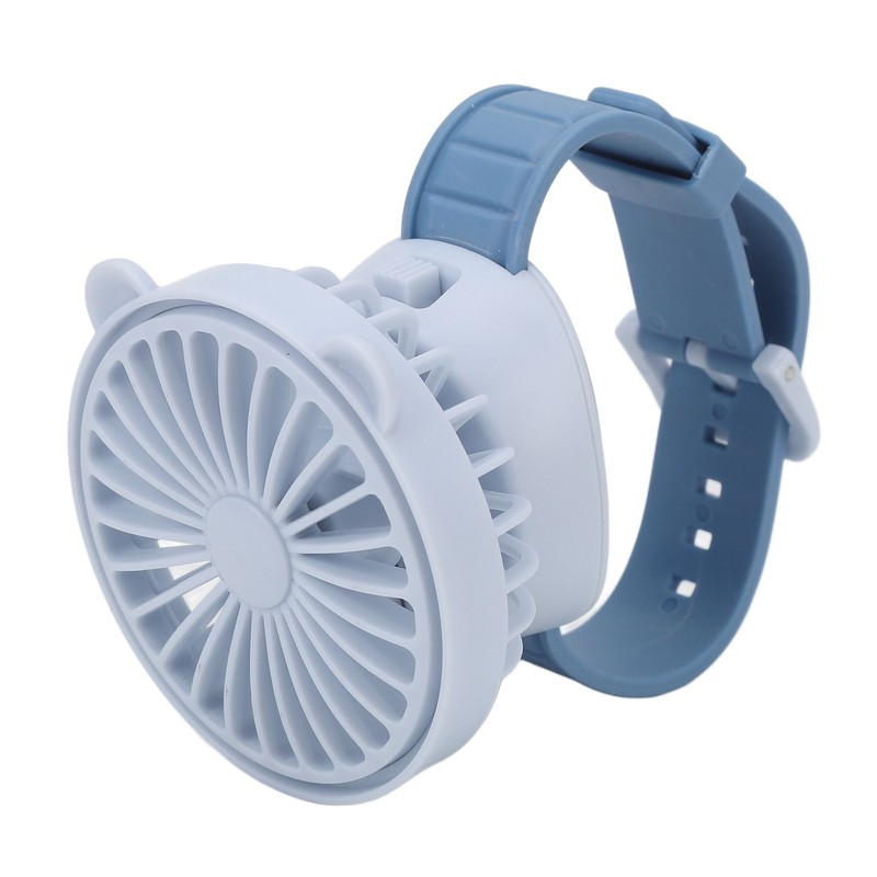 Protable Watch Fan with Adjustable Wristband Children Cartoon Electric Fan