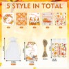 50Pcs Thanksgiving Party Favors Lip Balm Bulk Fall Pumpkin Lip