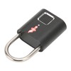 Fingerprint Padlock Biological Recognition Aluminium Alloy USB Rechargeable Support 10