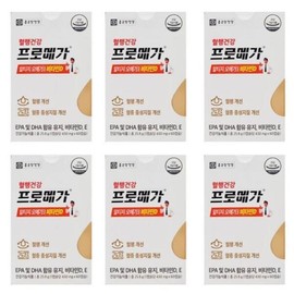Chong Kun Dang Promega Altige Omega 3 60 capsules x 6 boxes (33755063) / 종근당 프로메가 알티지 오메가3 60캡슐 x 6박스 (33755063)