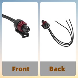 Lssapr 2 Sets 5C3Z12224A 904-222 ICP EBP 3 Ways Wiring Harness Connector Pigtail Replacement for Ford F250 F350 F450 F550 Super Duty 6.0L 7.3L