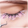 Baluue 5sets Luminous Glitter Eyelash Extensions for Women Fluorescent False