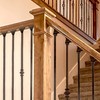 Nuvo Iron 1/2" Interior Baluster Surface Mount Angled Railing Connector