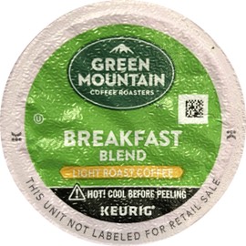 Green Mountain Coffee Breakfast Blend K-Cup Packs, 24 Count (Pack of 4) (Packaging May Vary)