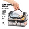 BORMELUN Clear Lunch Bag for work Transparent See Through Lunch