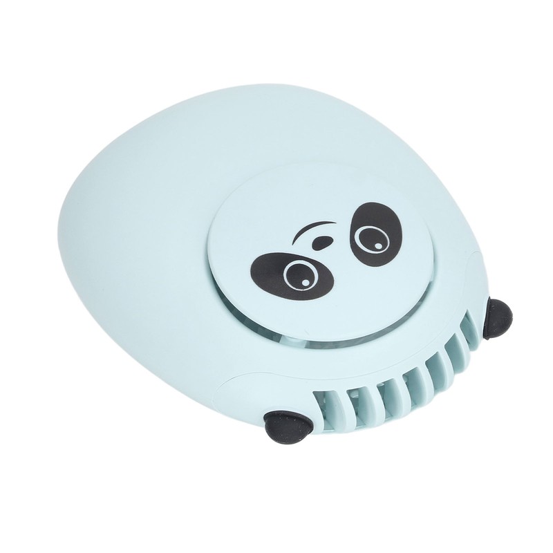 Portable Neck Fan Cute Bear 3 Speeds USB Rechargeable Quiet