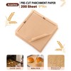 200PCS Parchment Paper Sheets, 9x9in, Squares Baking Paper for Baking,
