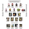 Set of 2 Garden Fairy OrnamentS 12cms tall/Statue Angela and