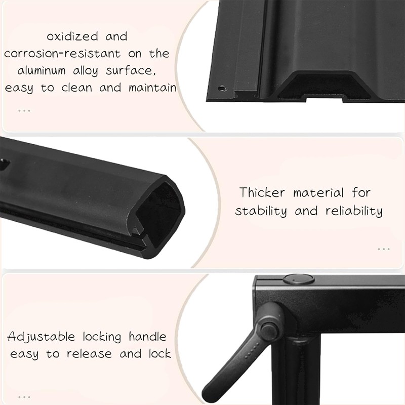 HWHongRV RV Table Leg, Swivels 360 degrees Removable Premium Aluminum