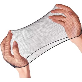 LYSAIMG 60Pcs Invisible Elastic Edge Mesh,40Pcs Black 20Pcs Brown Hair Net,20 InchesElastic Mesh Wig Netsfor Ballet Dance,Food Service, Horseriding,Chef,Nurse