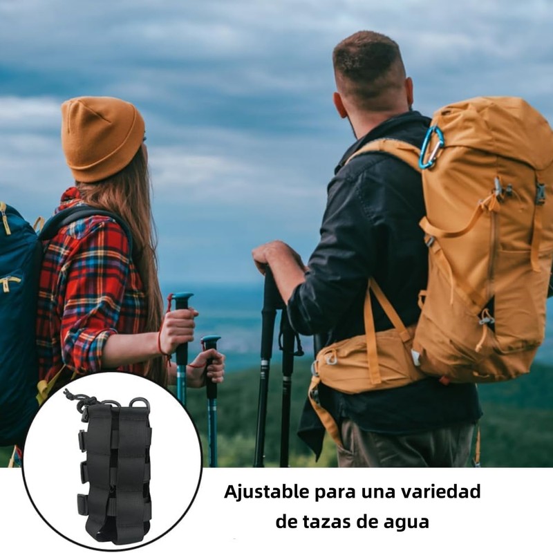 THJOPOKEEL Soporte Ajustable para Botella de Agua con Correa Ajustable