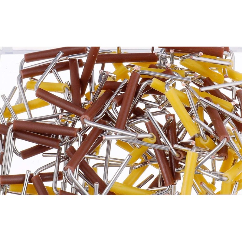 BOJACK 14 Vaules 840 pcs 2-125mm Solderless Flexible Breadboard Connecting