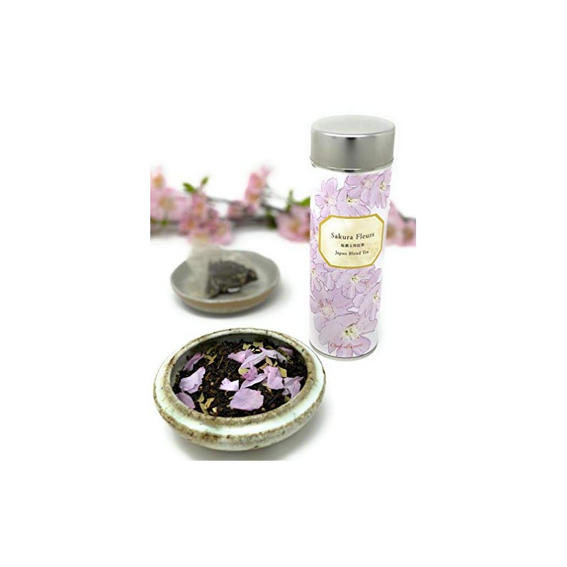 Shedouble Sakura Fleur, Cherry Blossom Fragrant Japanese Tea Sakura Black