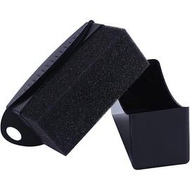 Black Soft Dressing Shine Sponge with Tire Applicator Tire Shine Applicator Dressing Pad Tire Cleaning Sponge Polishing Sponge Wax Car Detailing Foam Sponge Tool Buffing and Polishing Pads