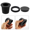 Lyreh 2pcs Patio Table Umbrella Hole Rings & 2pcs Covers,